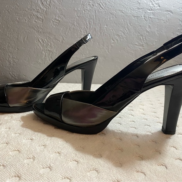 WORTHINGTON Worthington Vintage 90’s Womens Sling Back Pump Patent Leather - Picture 5 of 16